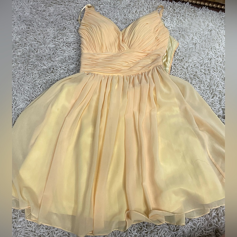 Yellow Bridesmaid's Dress - David's Bridal